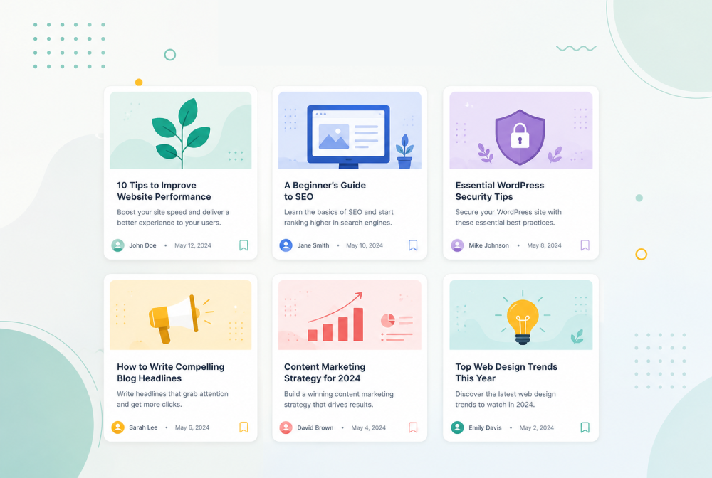 Easy Articles Grid