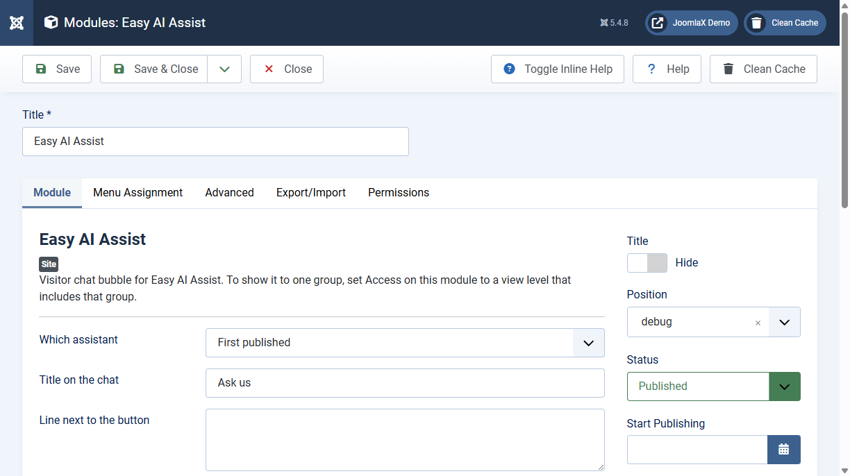 Chat module