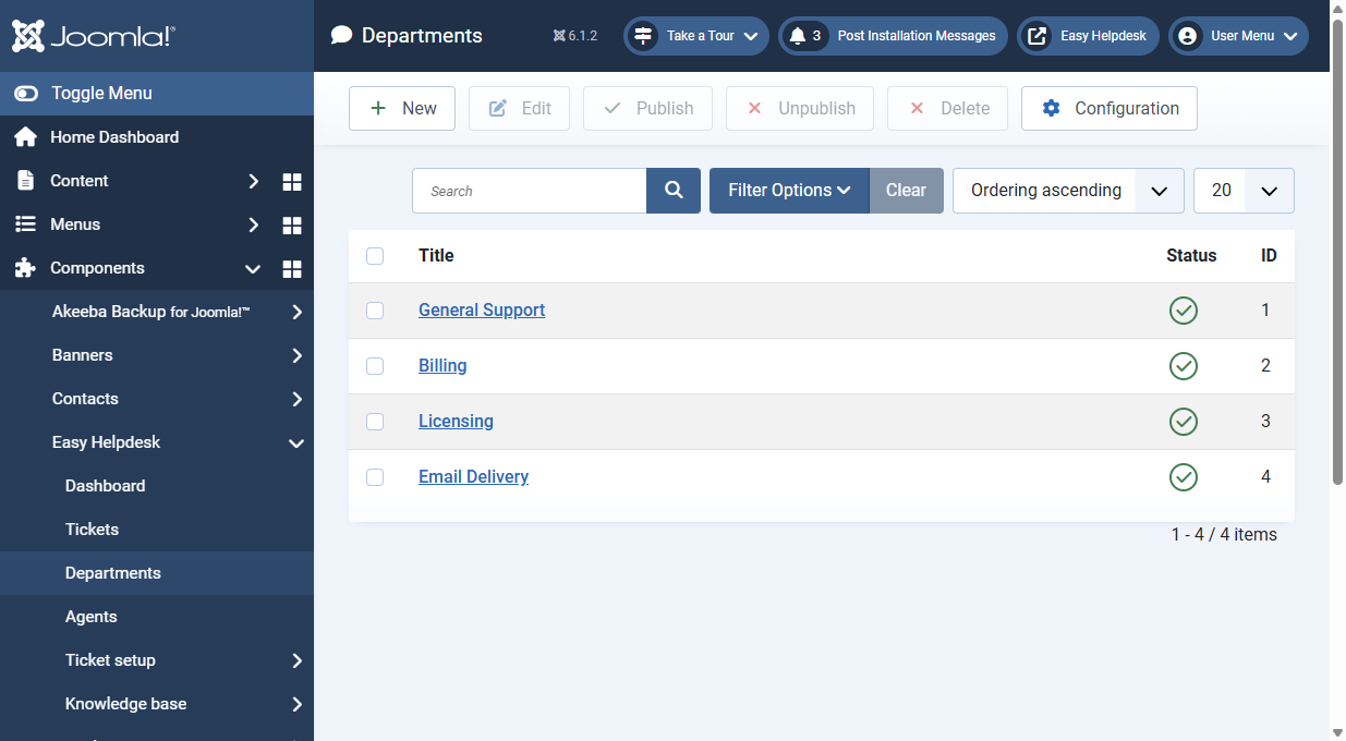 Departments