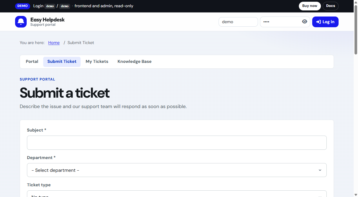 Customer portal guide
