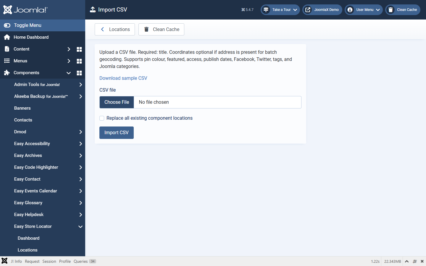 Import & Geocoder