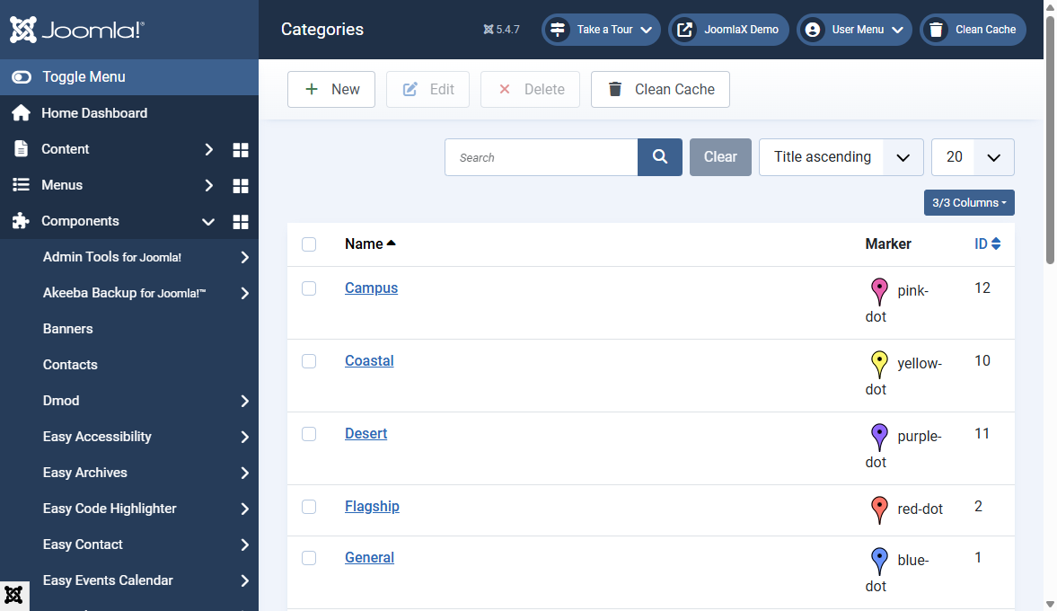 Categories