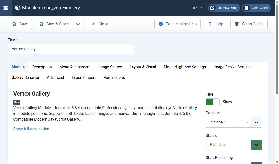 Create the module