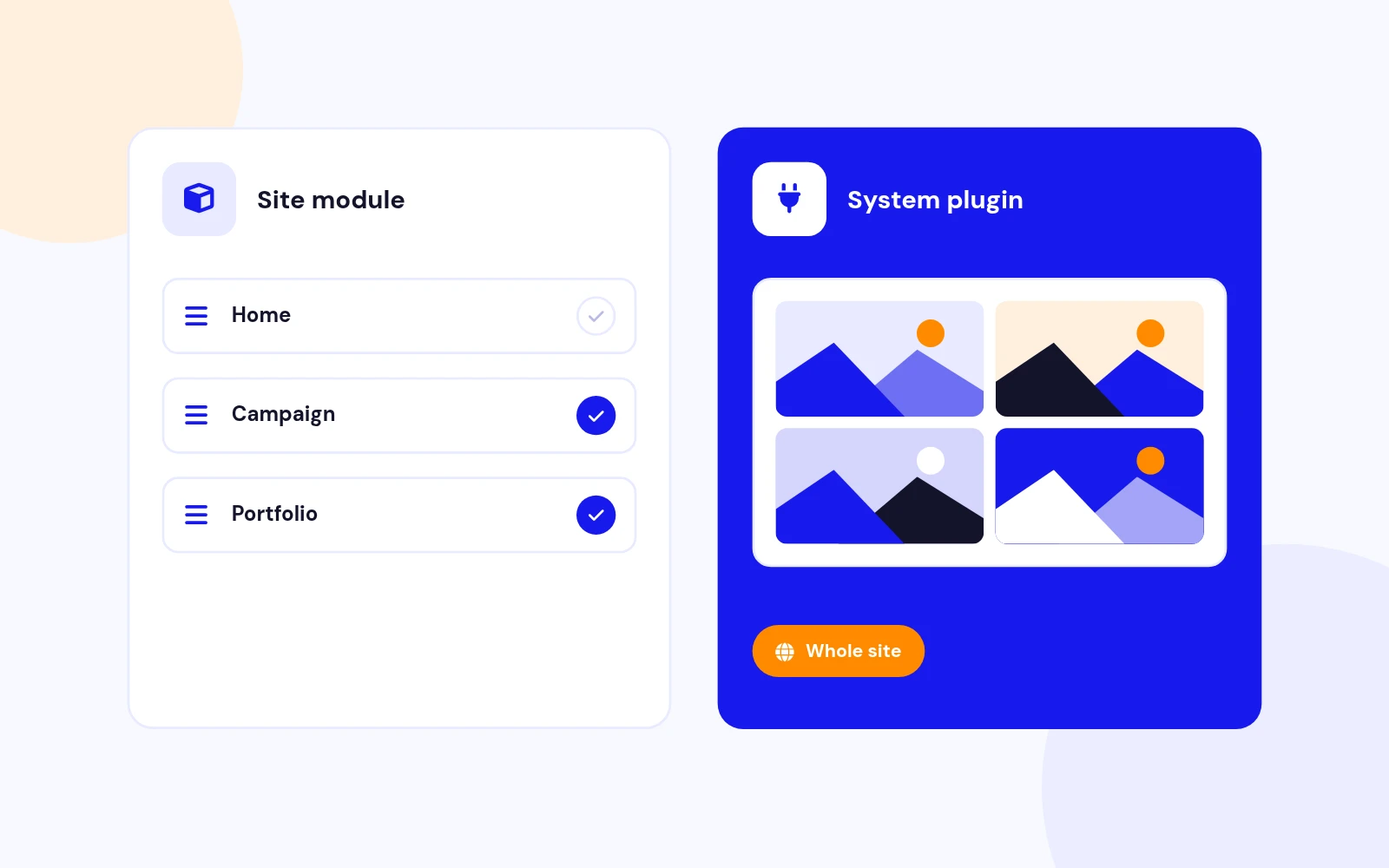 One Page or Your Whole Site