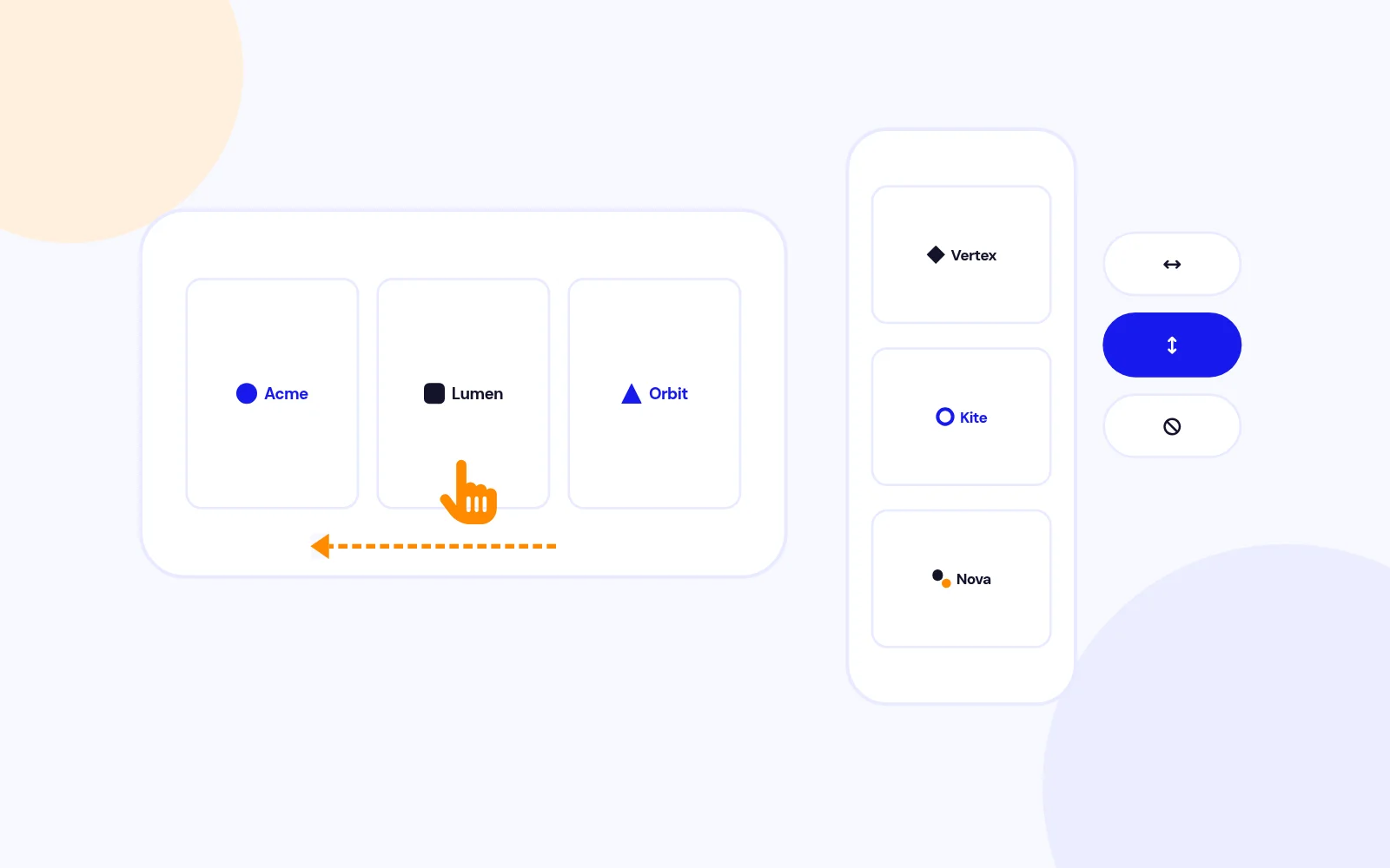 Swipe Through Logos on Mobile