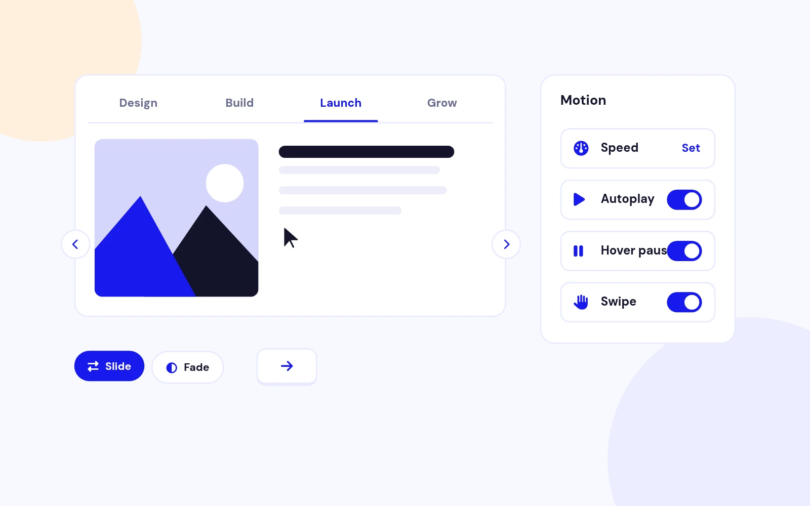 Motion With Control