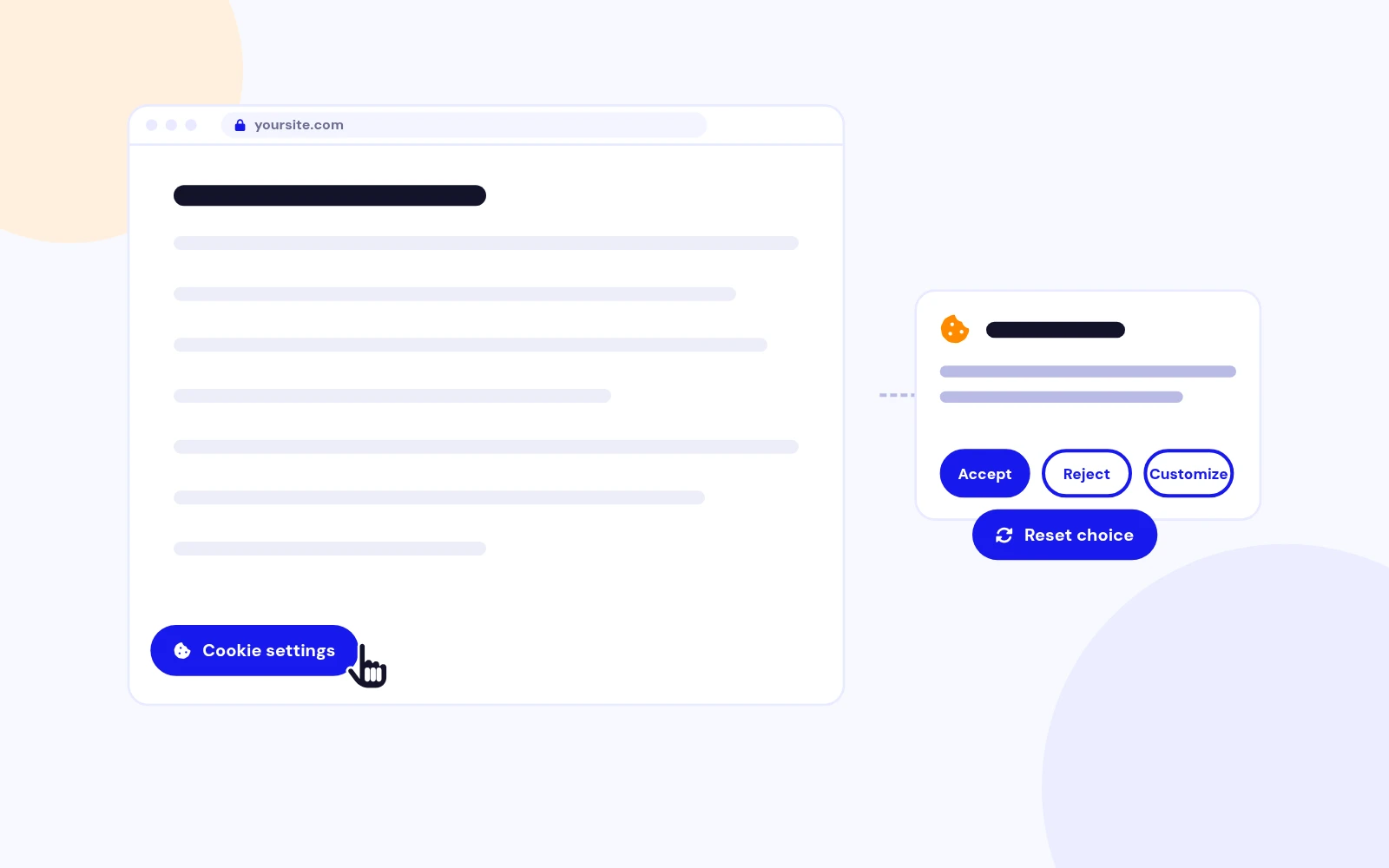 Let Visitors Change Their Choice