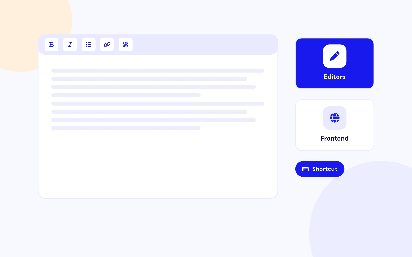 Works in the Editor You Use