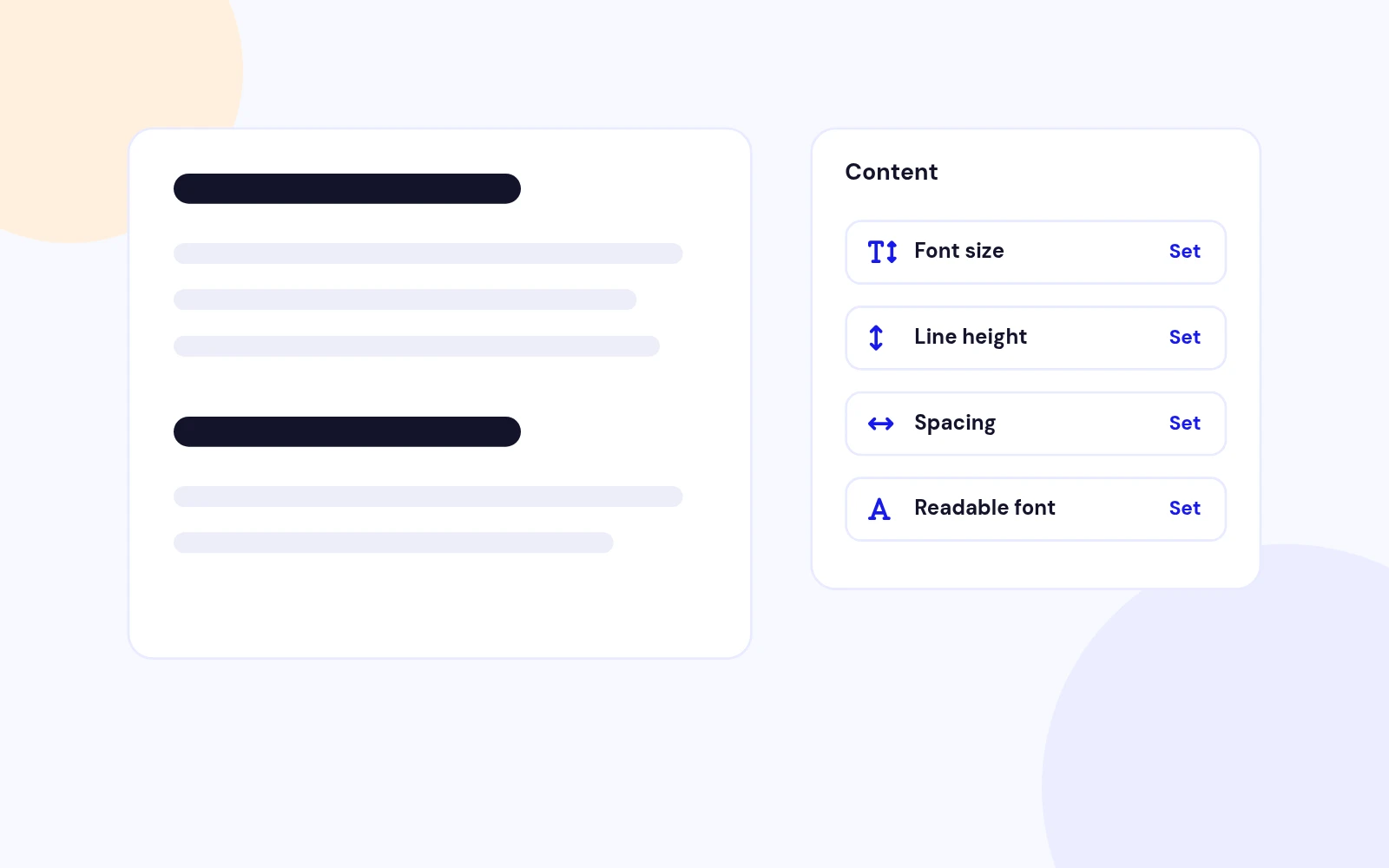 Text Visitors Can Read Comfortably
