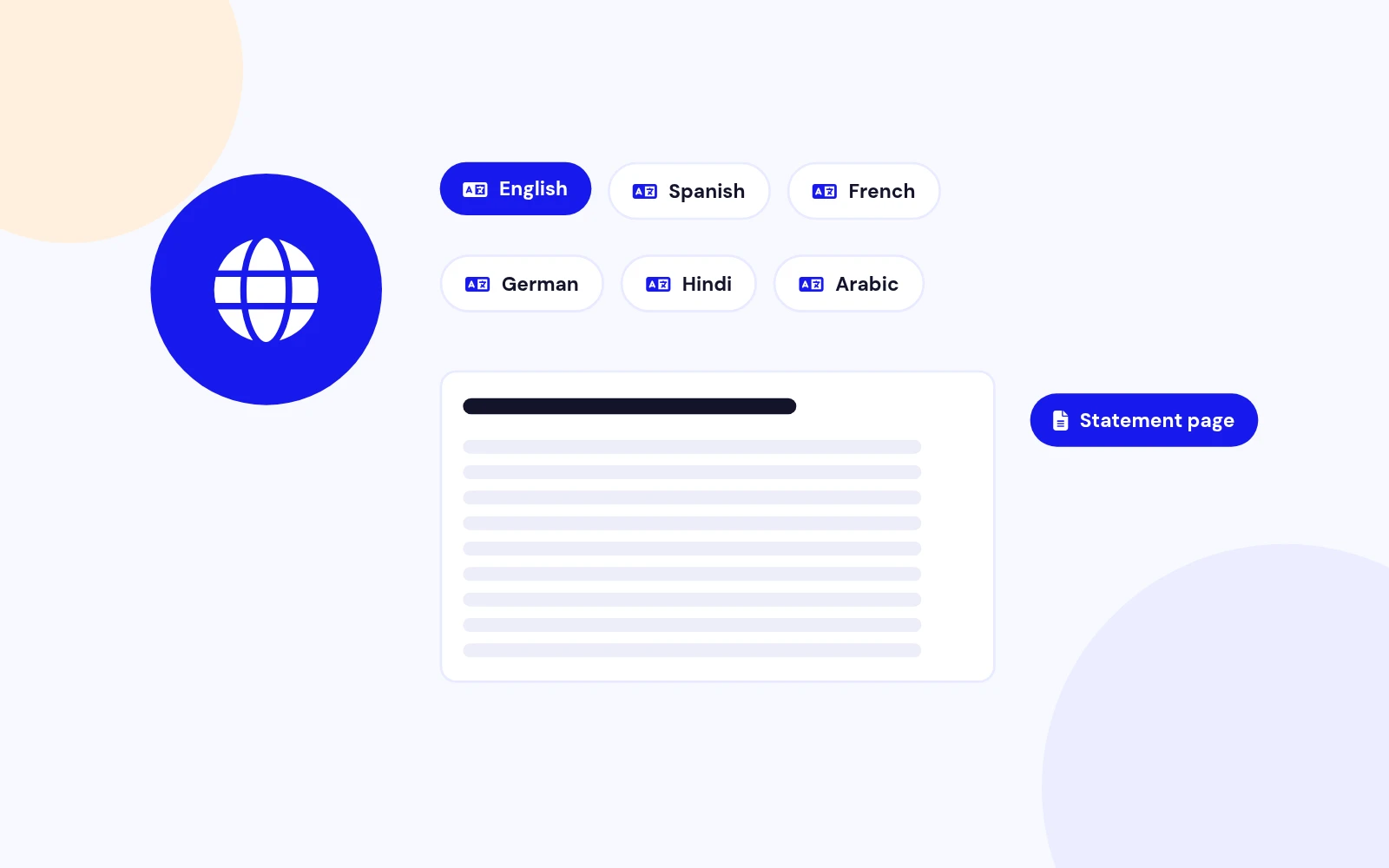 Languages and Statement Link