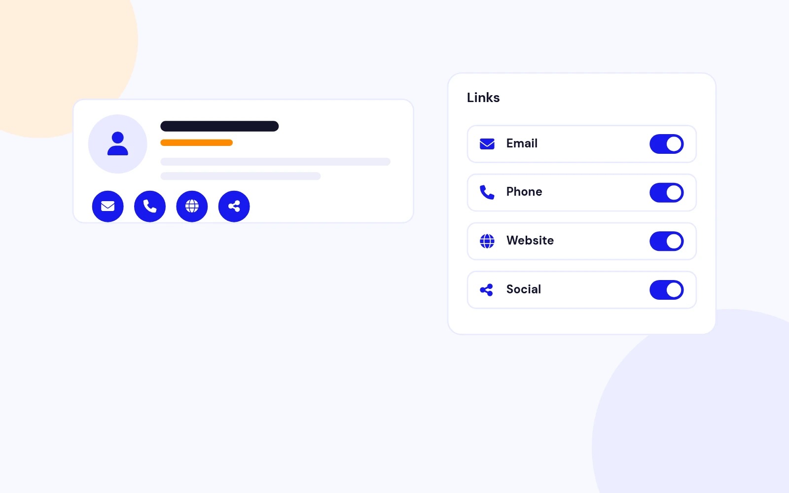 Social and Contact Links