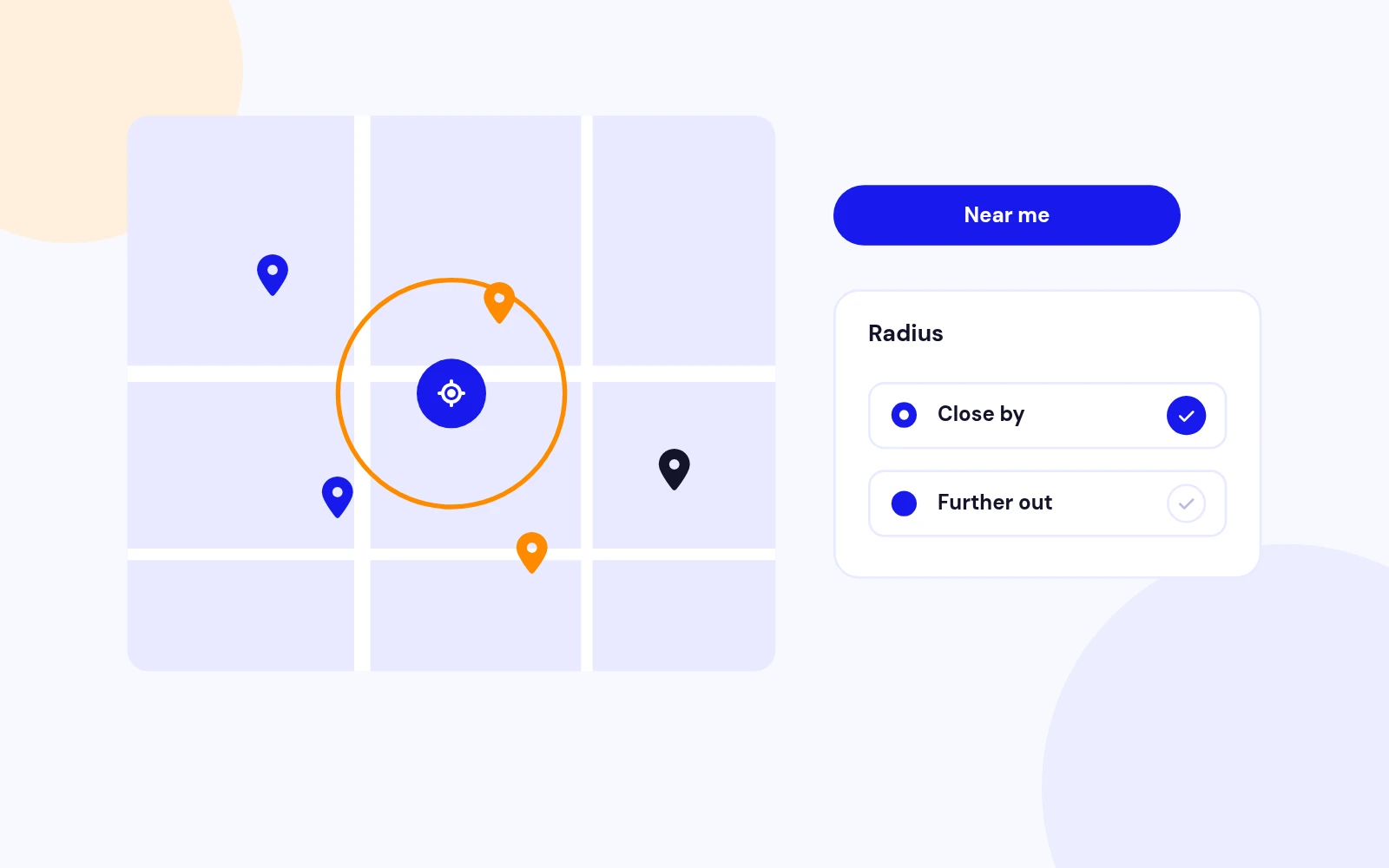 Find Places Nearby in One Tap