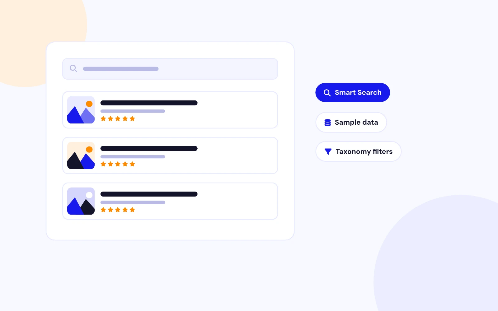 Smart Search and Sample Data