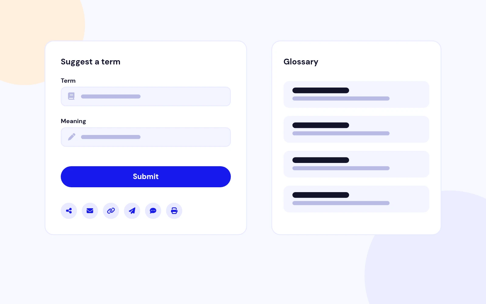 Let Visitors Suggest Terms