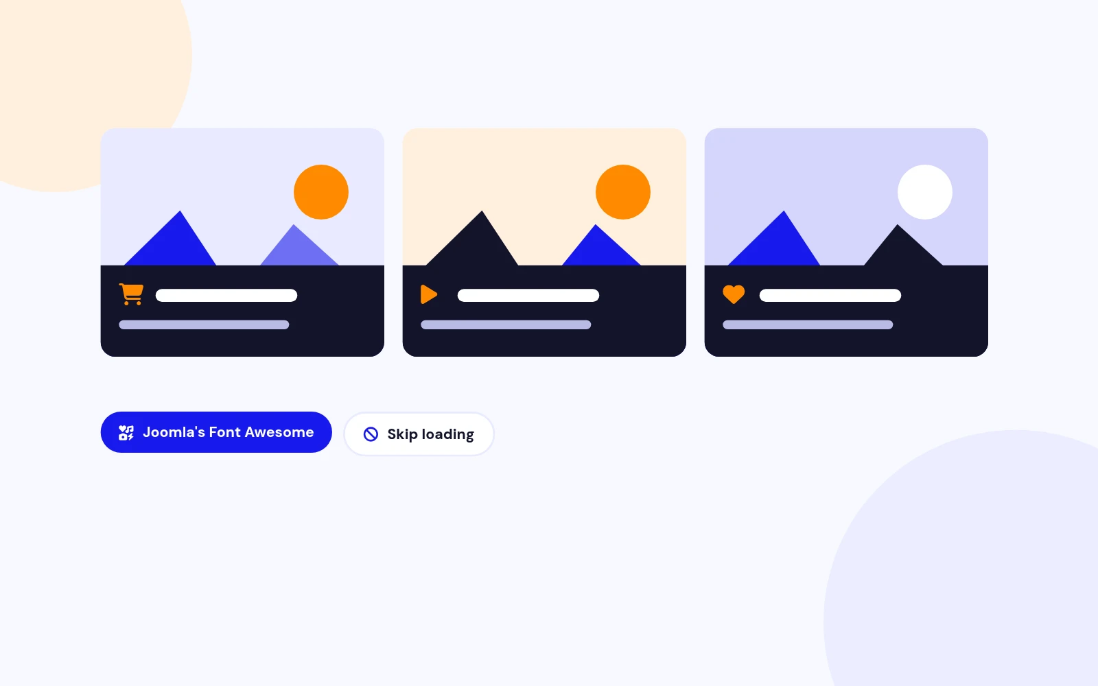Font Awesome Icons Built In