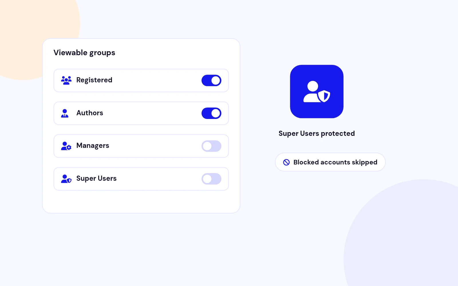 Choose Who Support Can Open