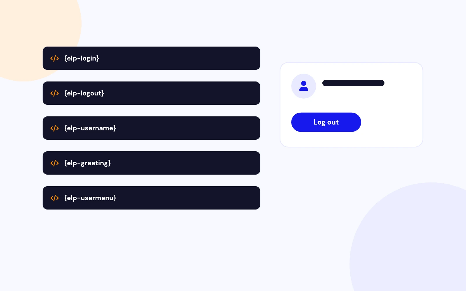 Login Links and Greetings Anywhere