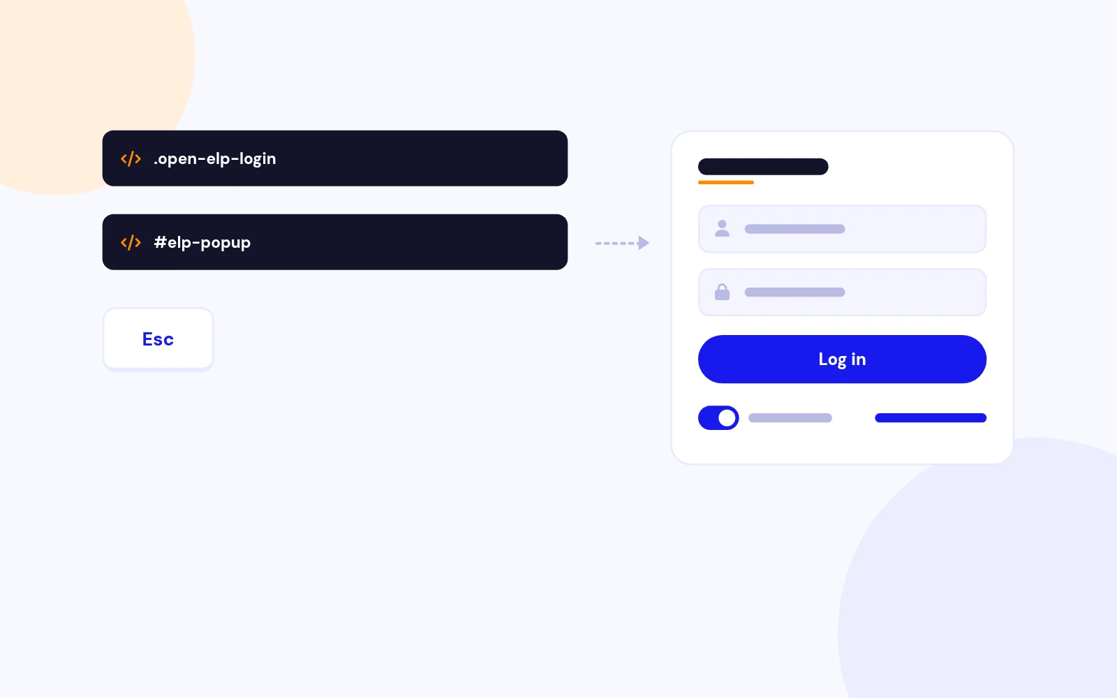 Turn Existing Links Into Login Buttons