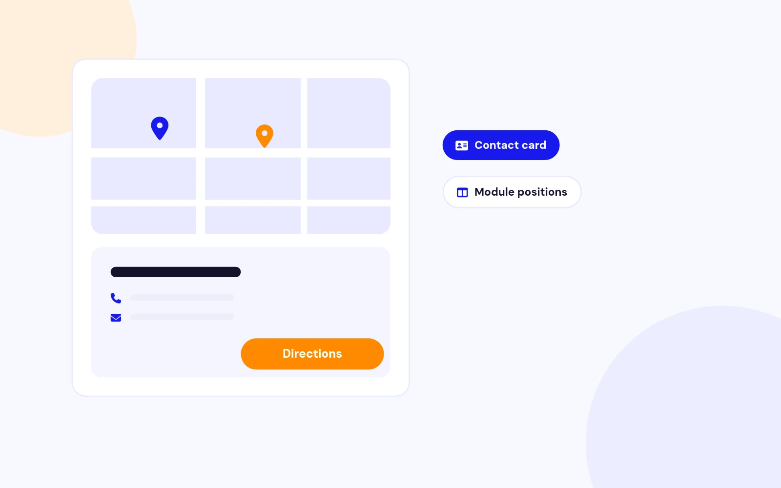 Maps for Sidebars and Footers