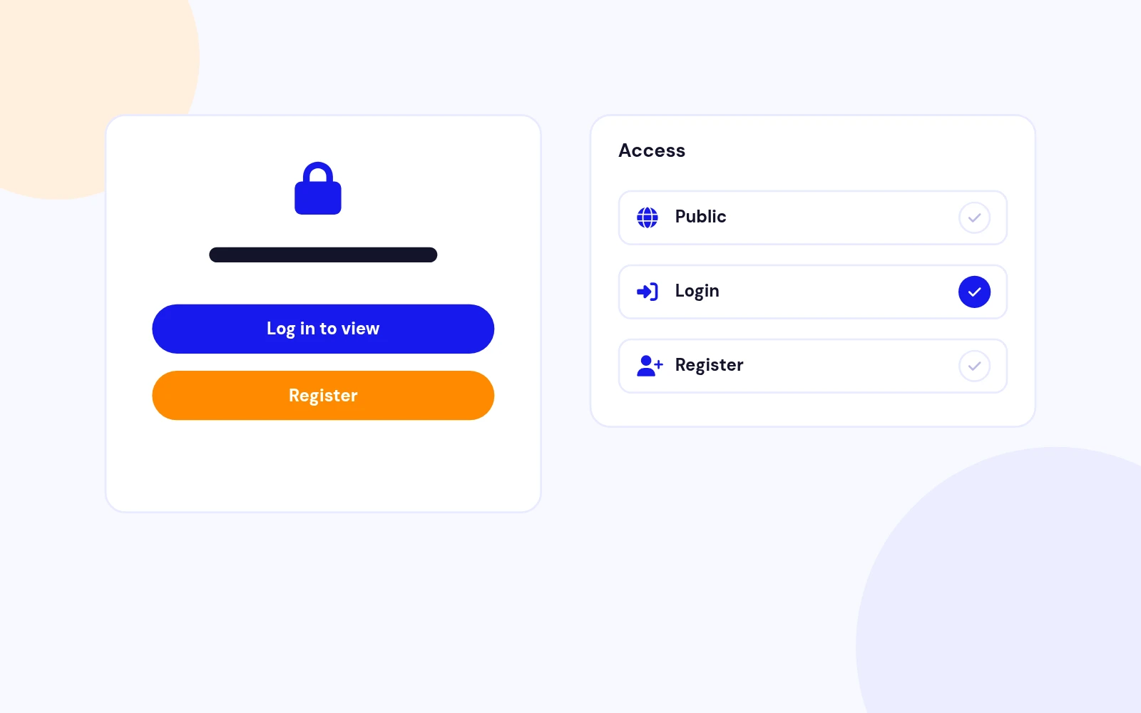 Gate Documents Behind Login