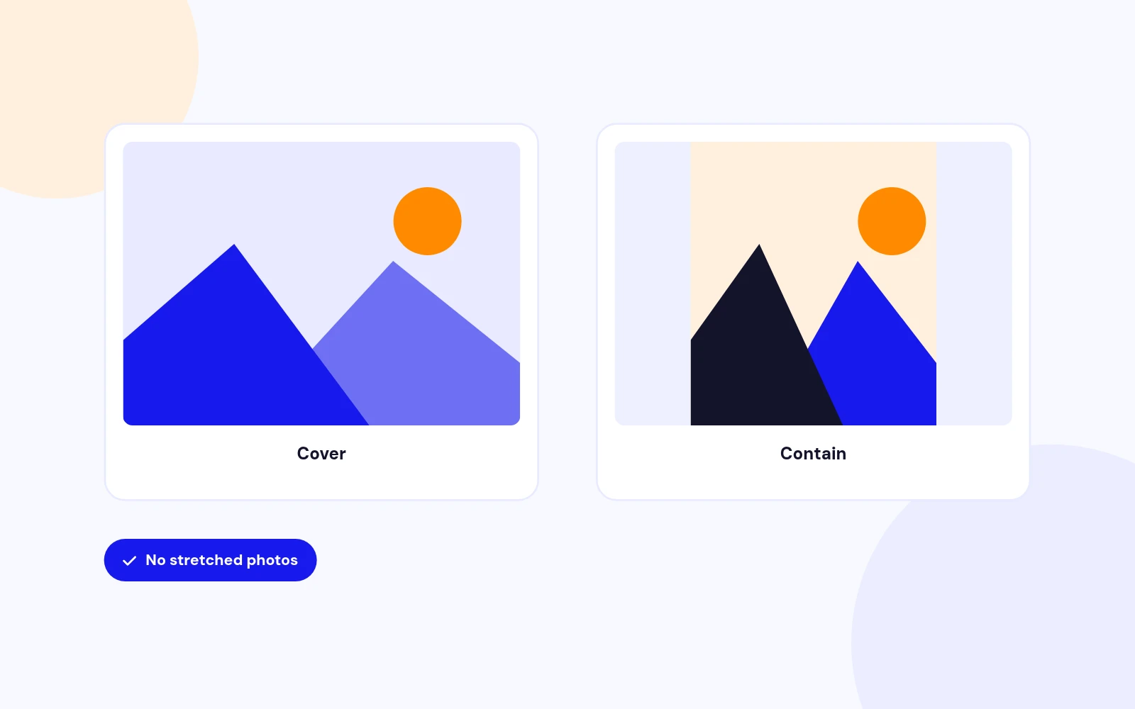 No Stretched Images