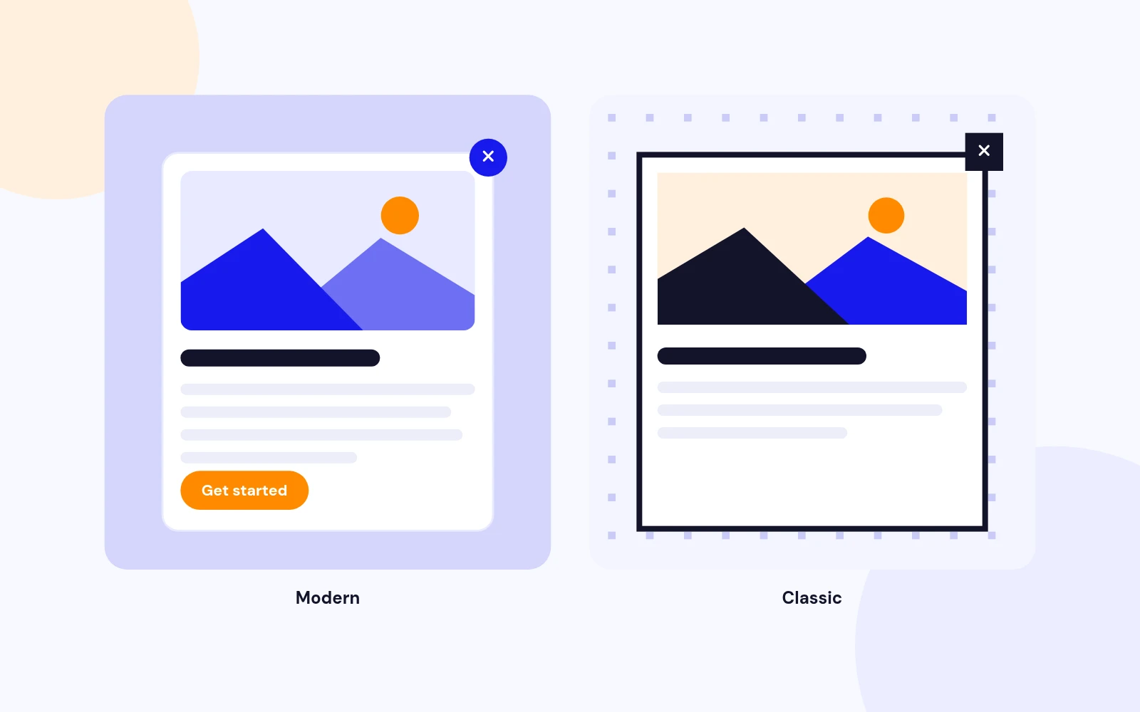 Modern or Classic, Your Choice