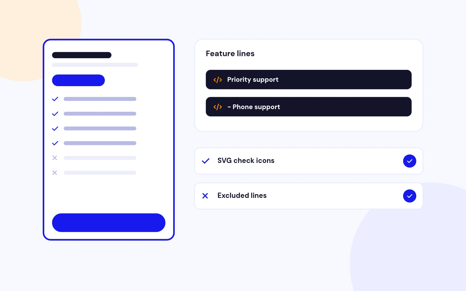 Feature Lists Buyers Can Scan
