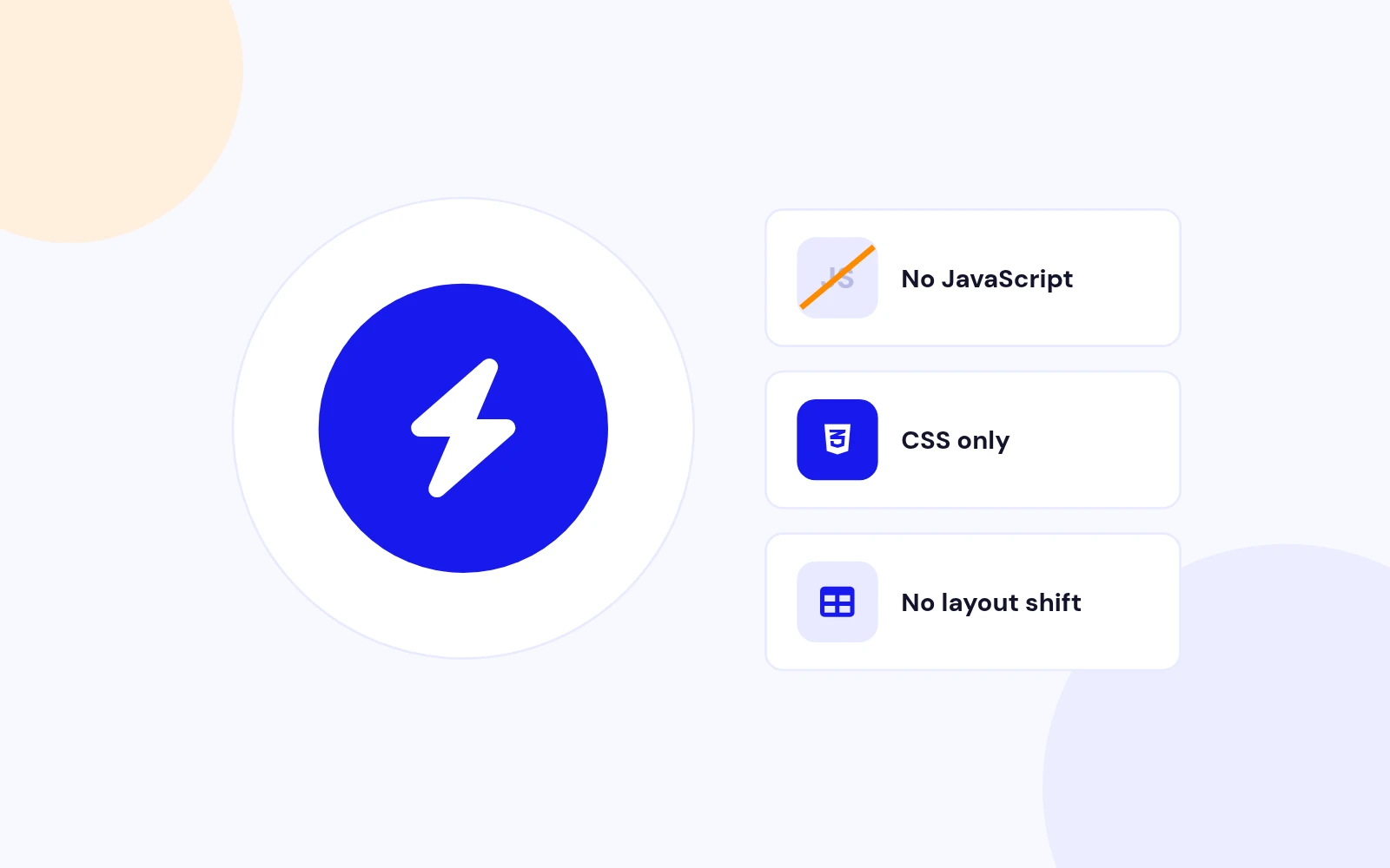 No JavaScript, Pure CSS