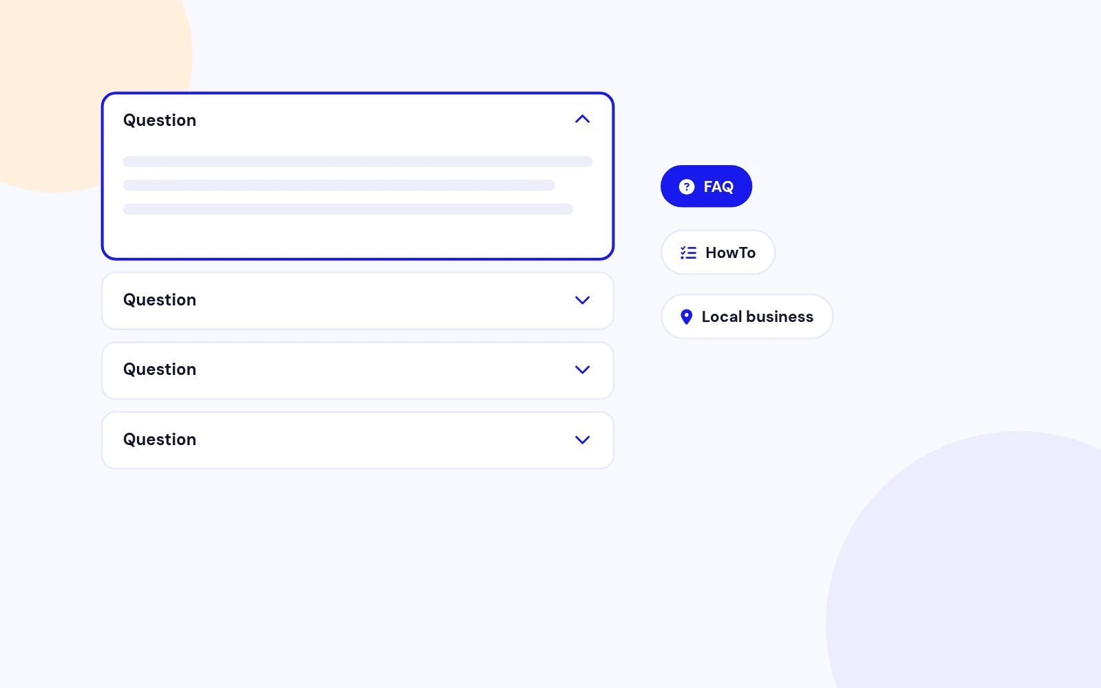 FAQ, HowTo and Local Business