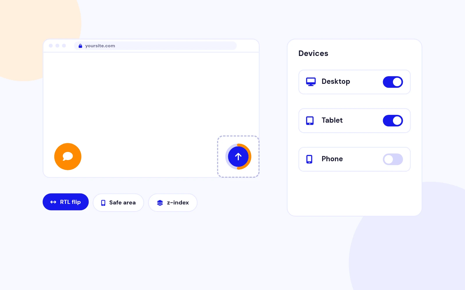 Never Blocks Your Chat Widget