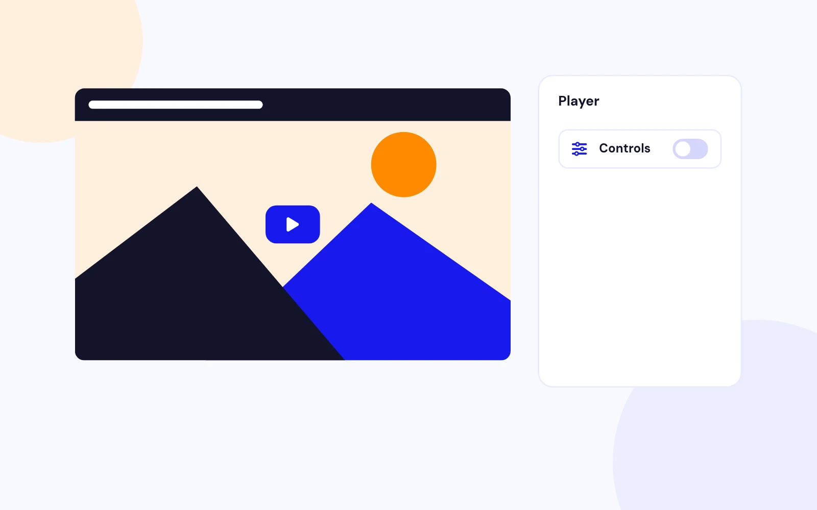 Show or Hide Player Controls