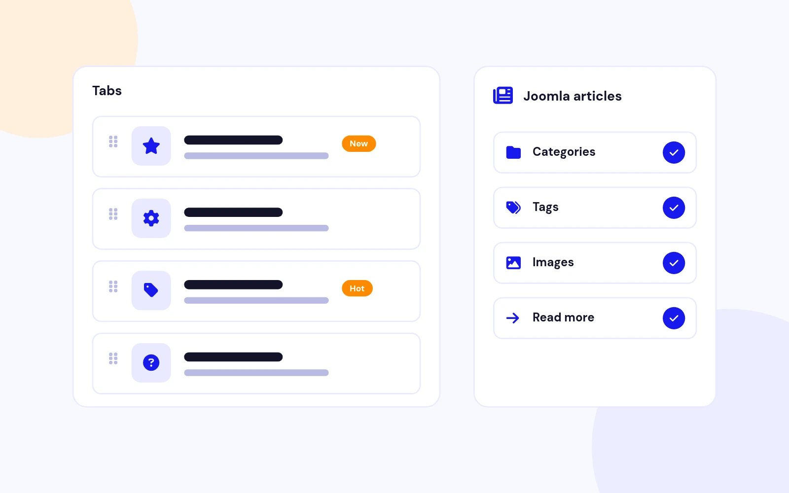 Build Tabs Your Way