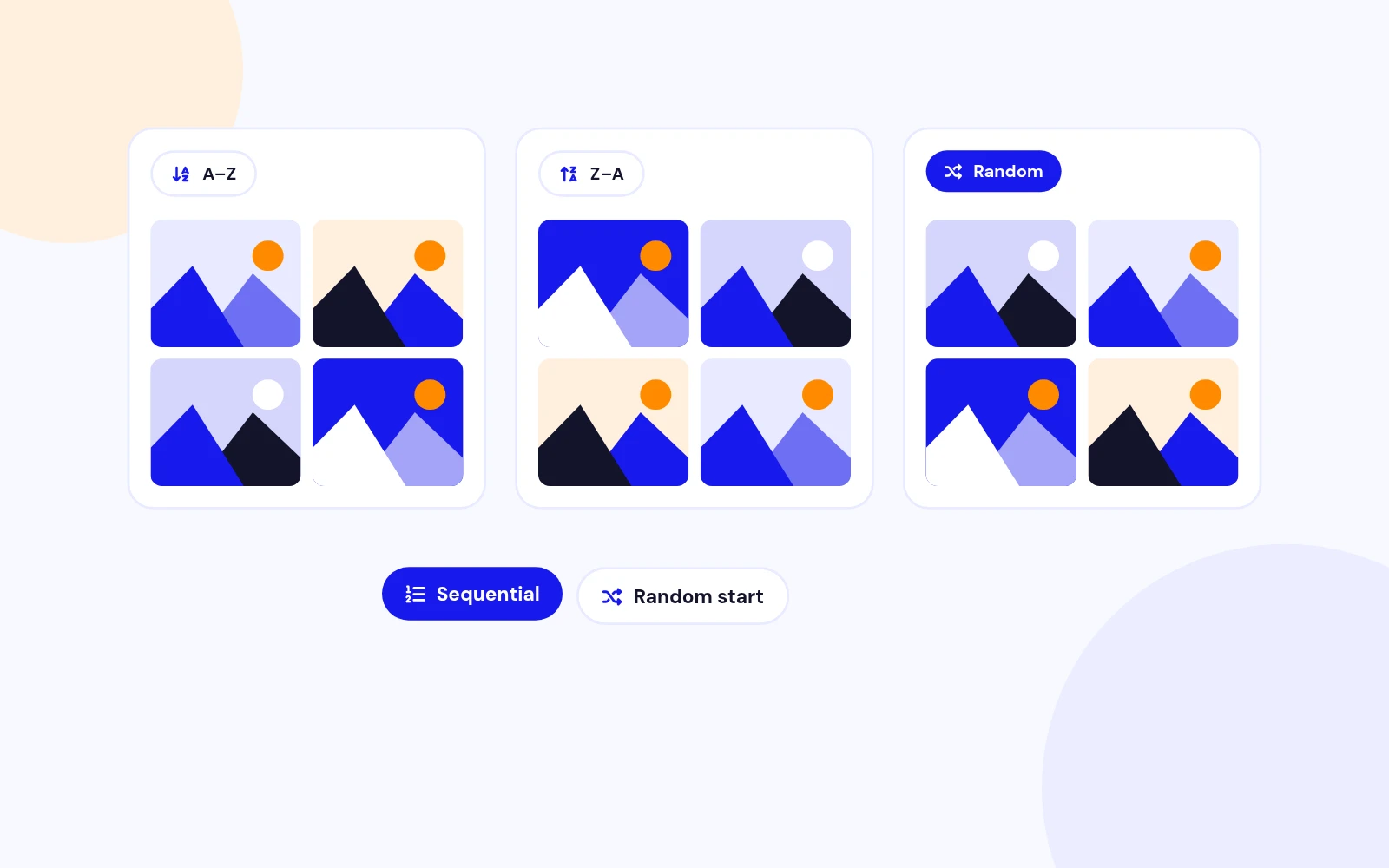 Sort or Shuffle Your Images