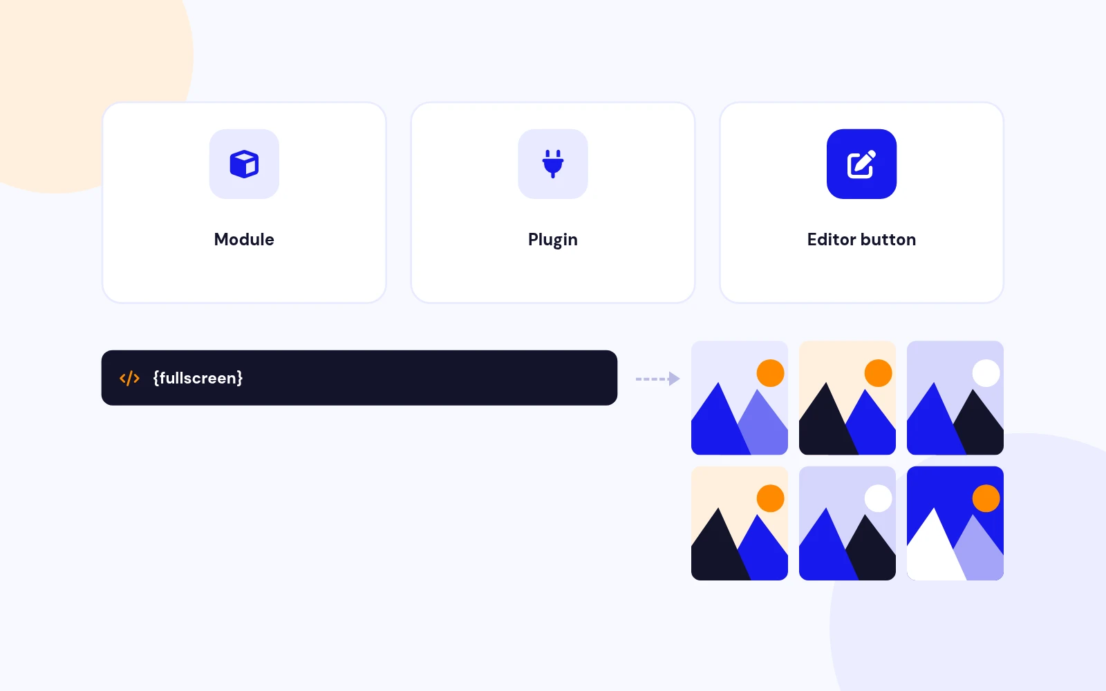 Galleries in Modules or Articles