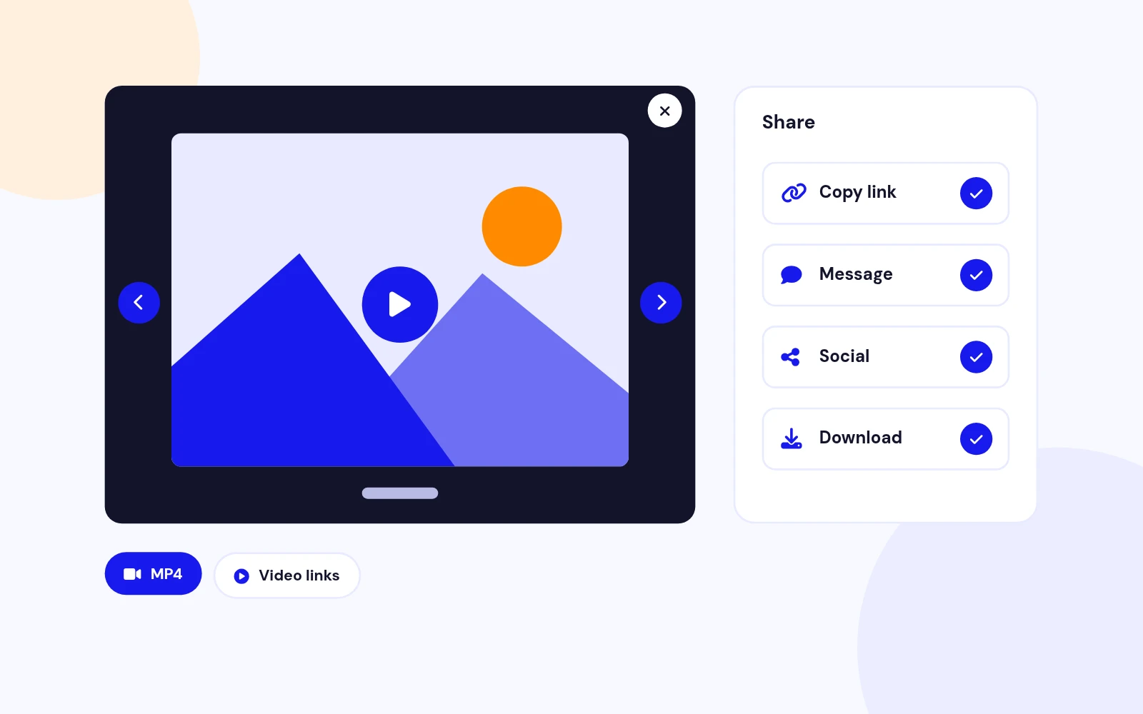 Video, Sharing and Downloads