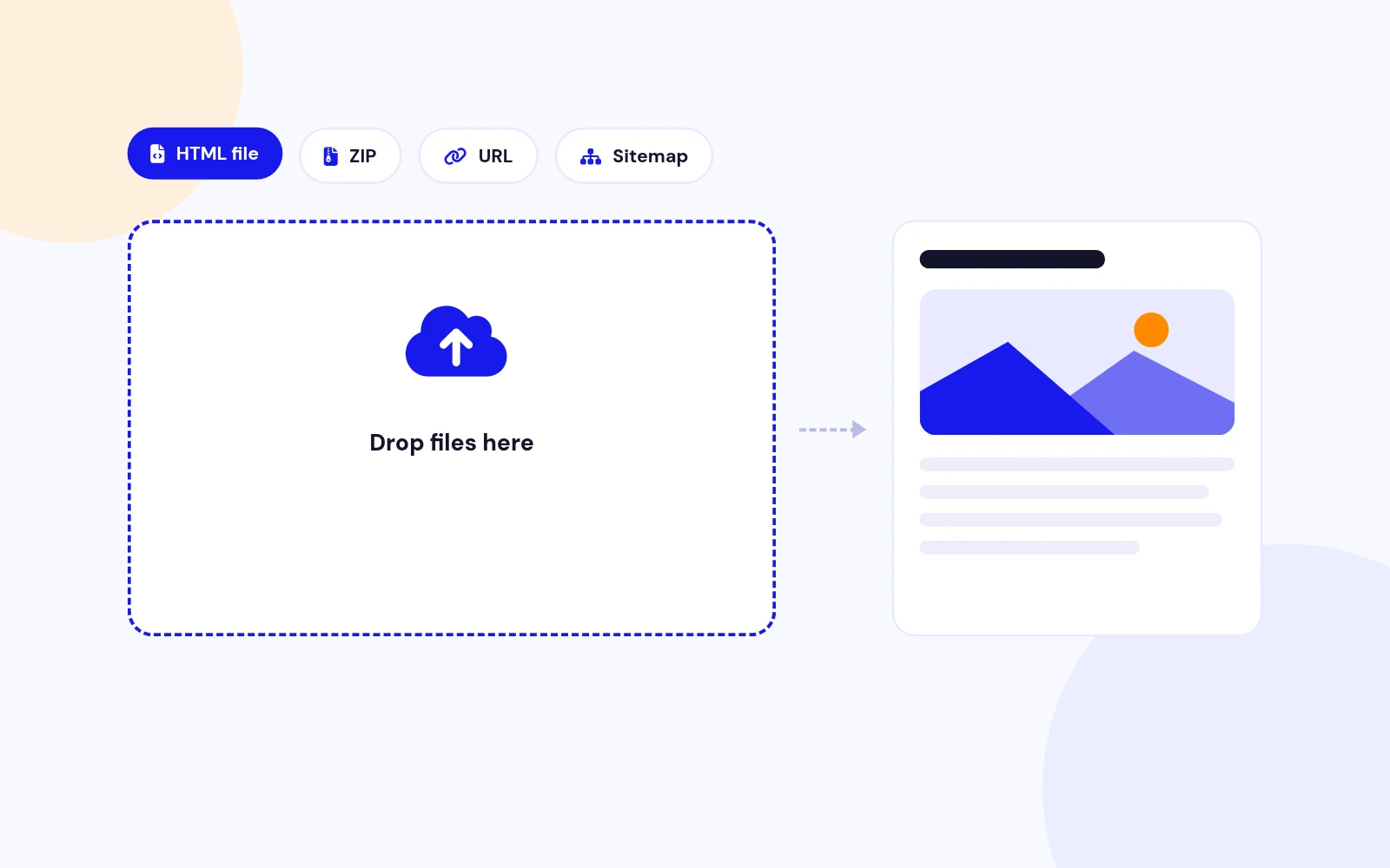 Bring In HTML Pages in Bulk
