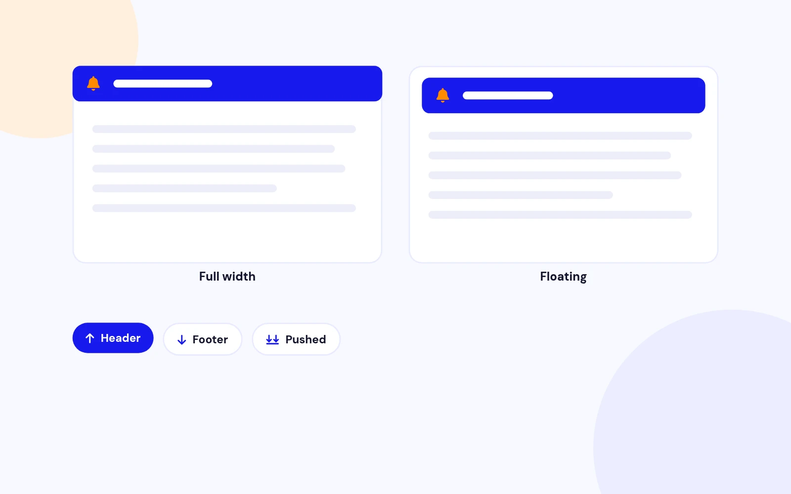 Full-Width or Floating