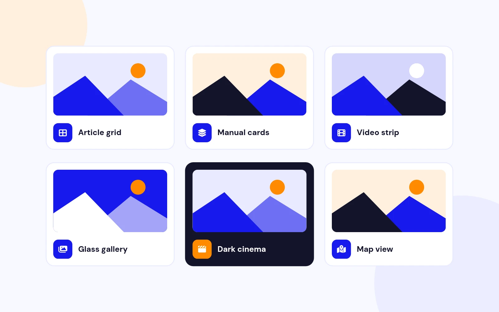 Six Ready-Made Demo Layouts