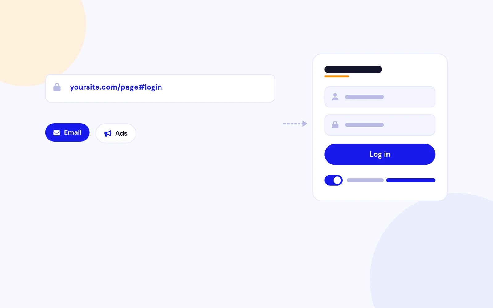 Open Login From a Shared Link