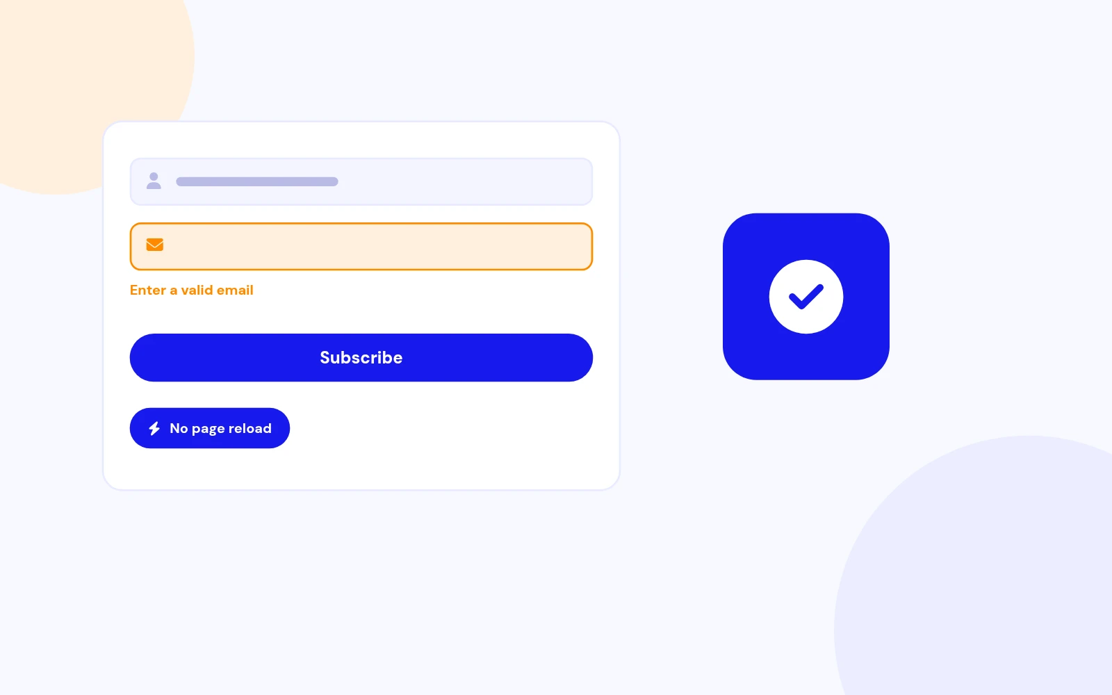 Sign Up Without Leaving the Page