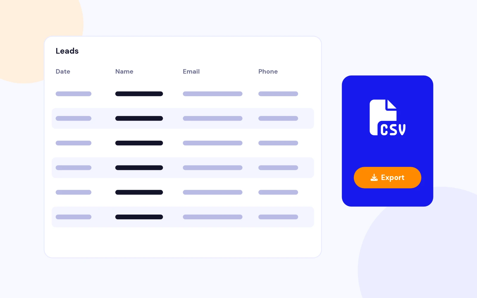 Download Your Leads Anytime