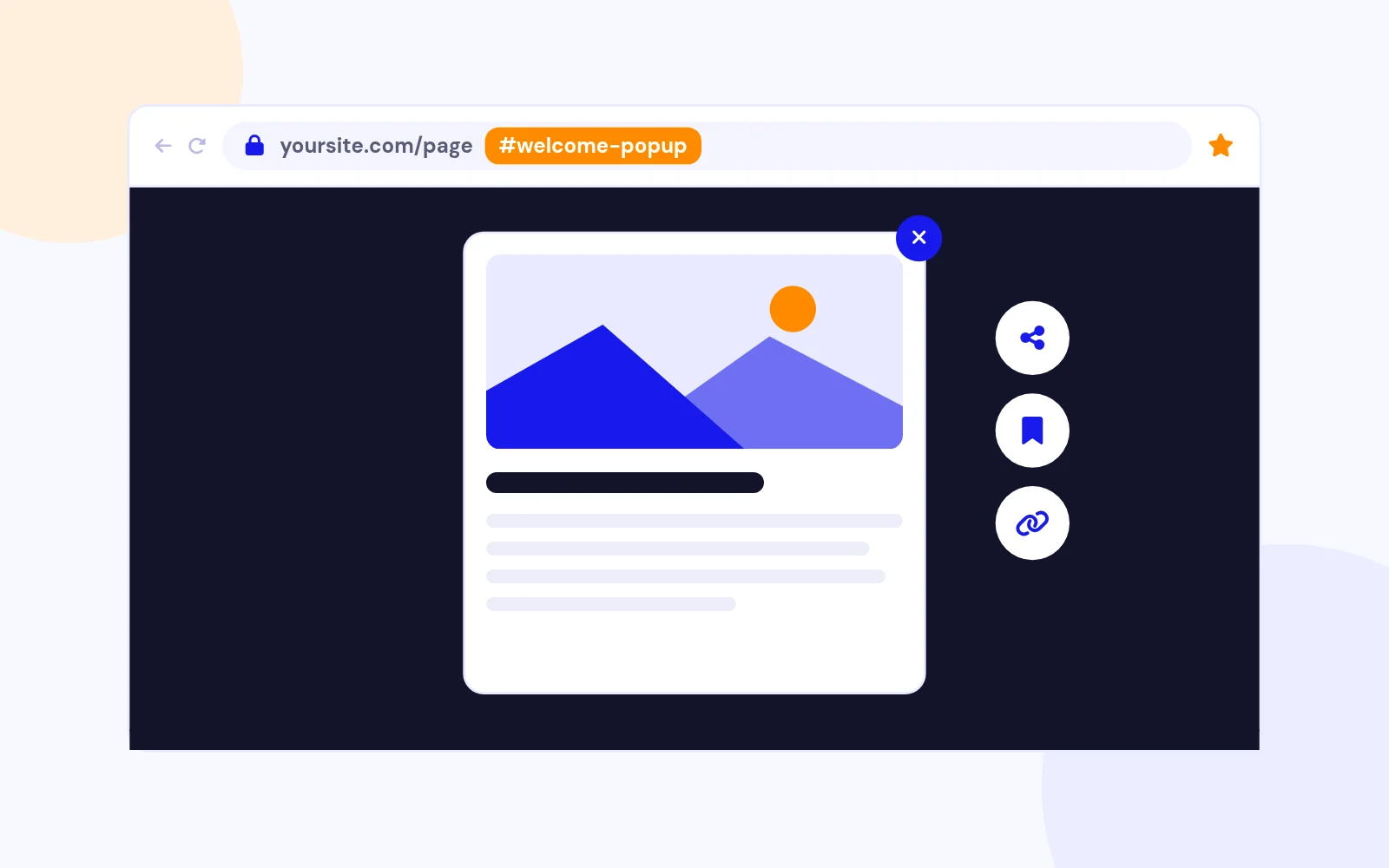 Give Every Popup Its Own Link
