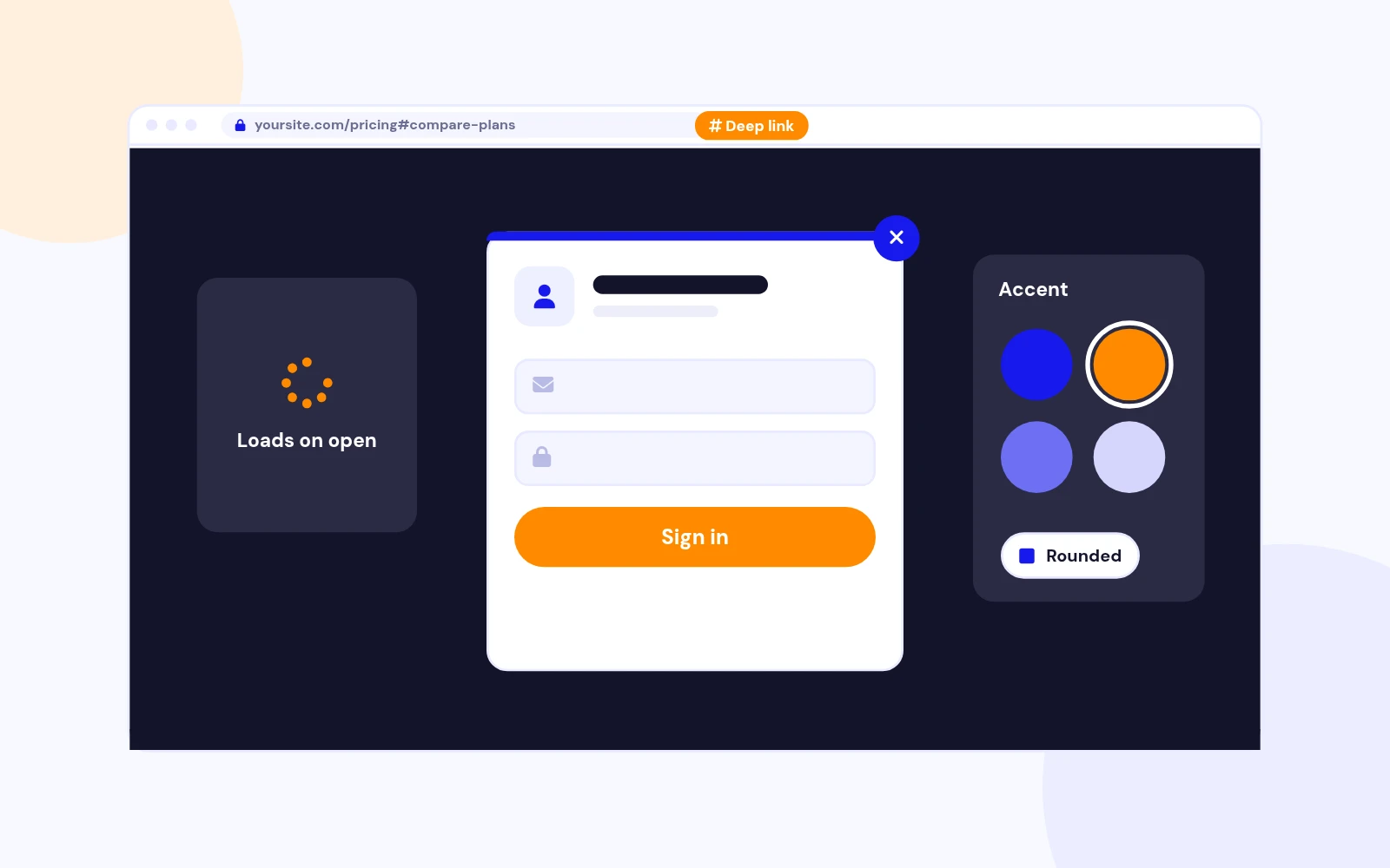 A Fast, Modern Popup Experience