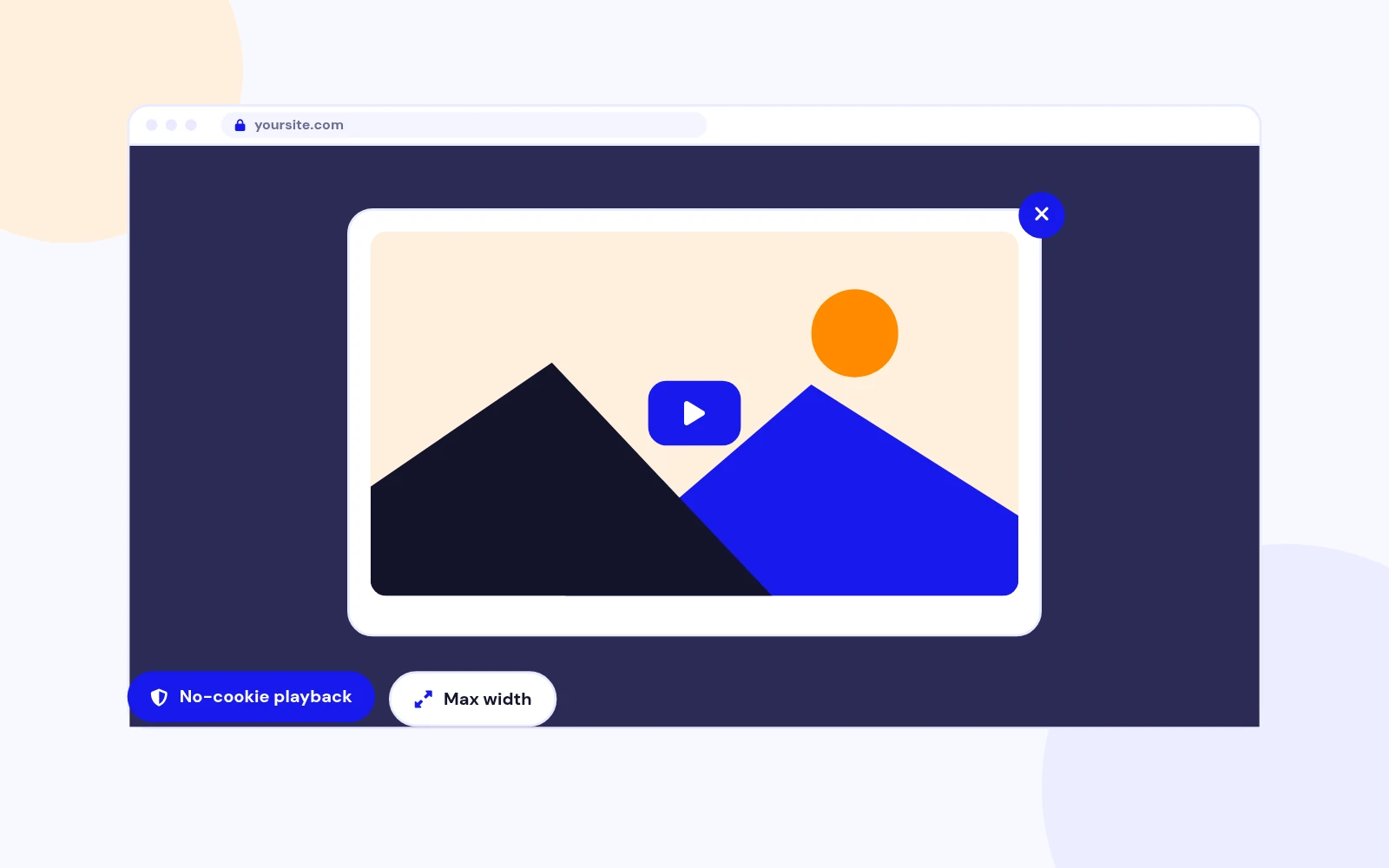 Videos Play in a Clean Popup