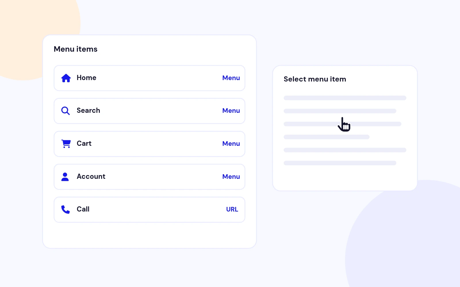 Pick Menu Items in a Click