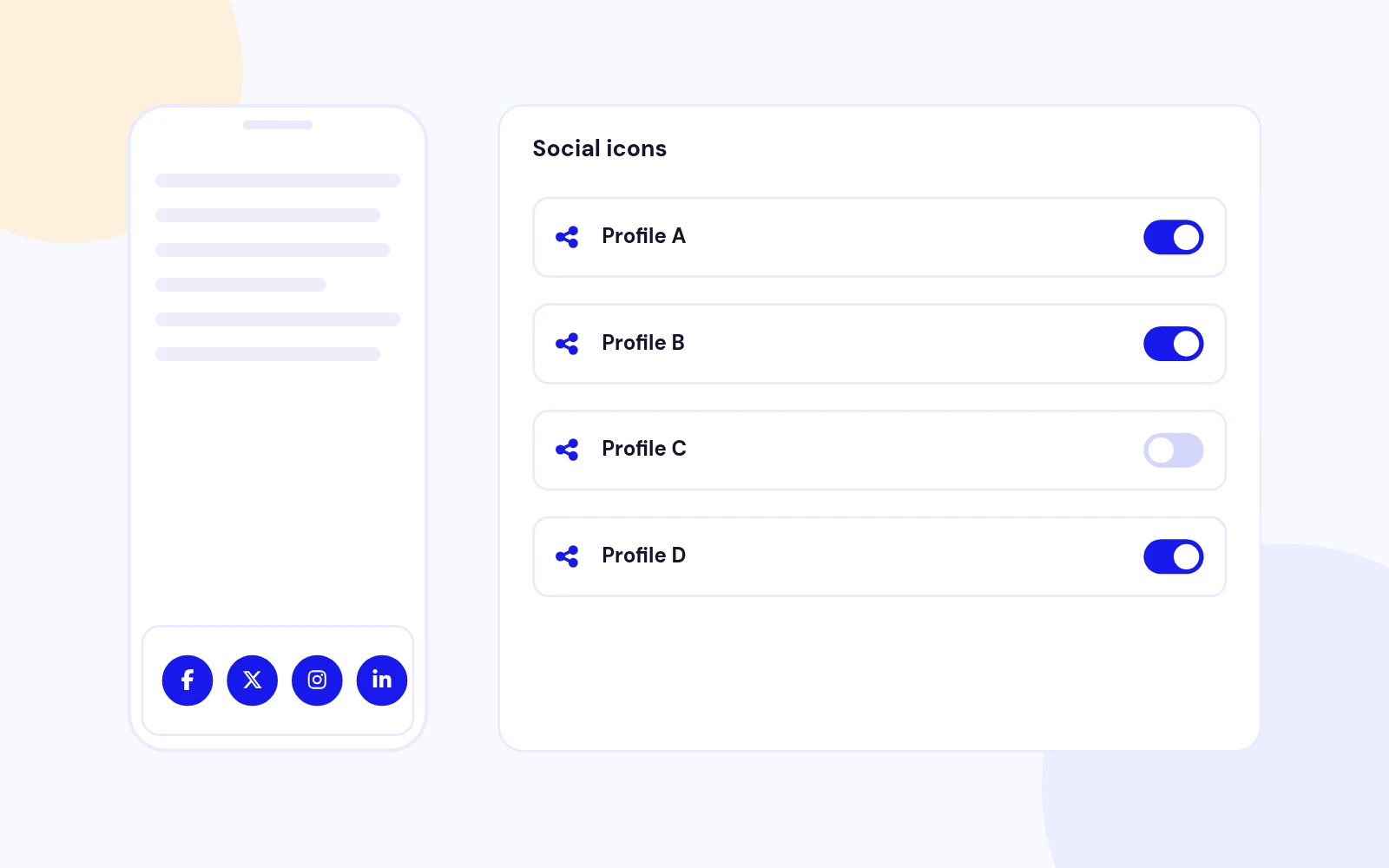 Add Your Social Profiles