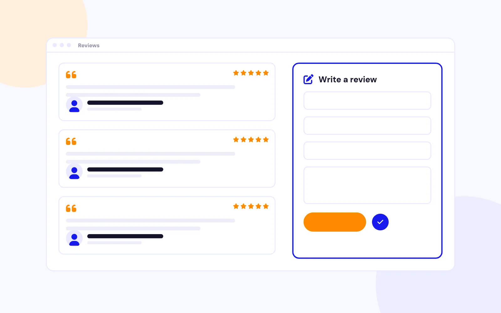 Let Visitors Read and Submit Reviews