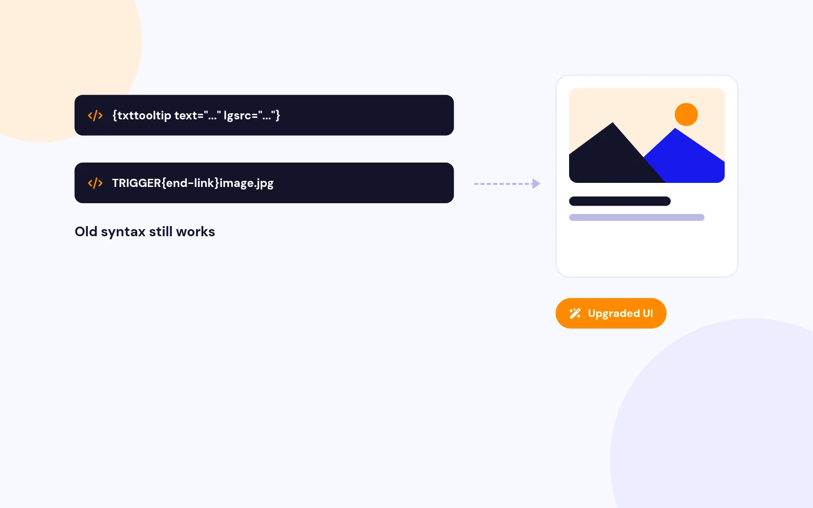 Upgrade Without Rewriting Content
