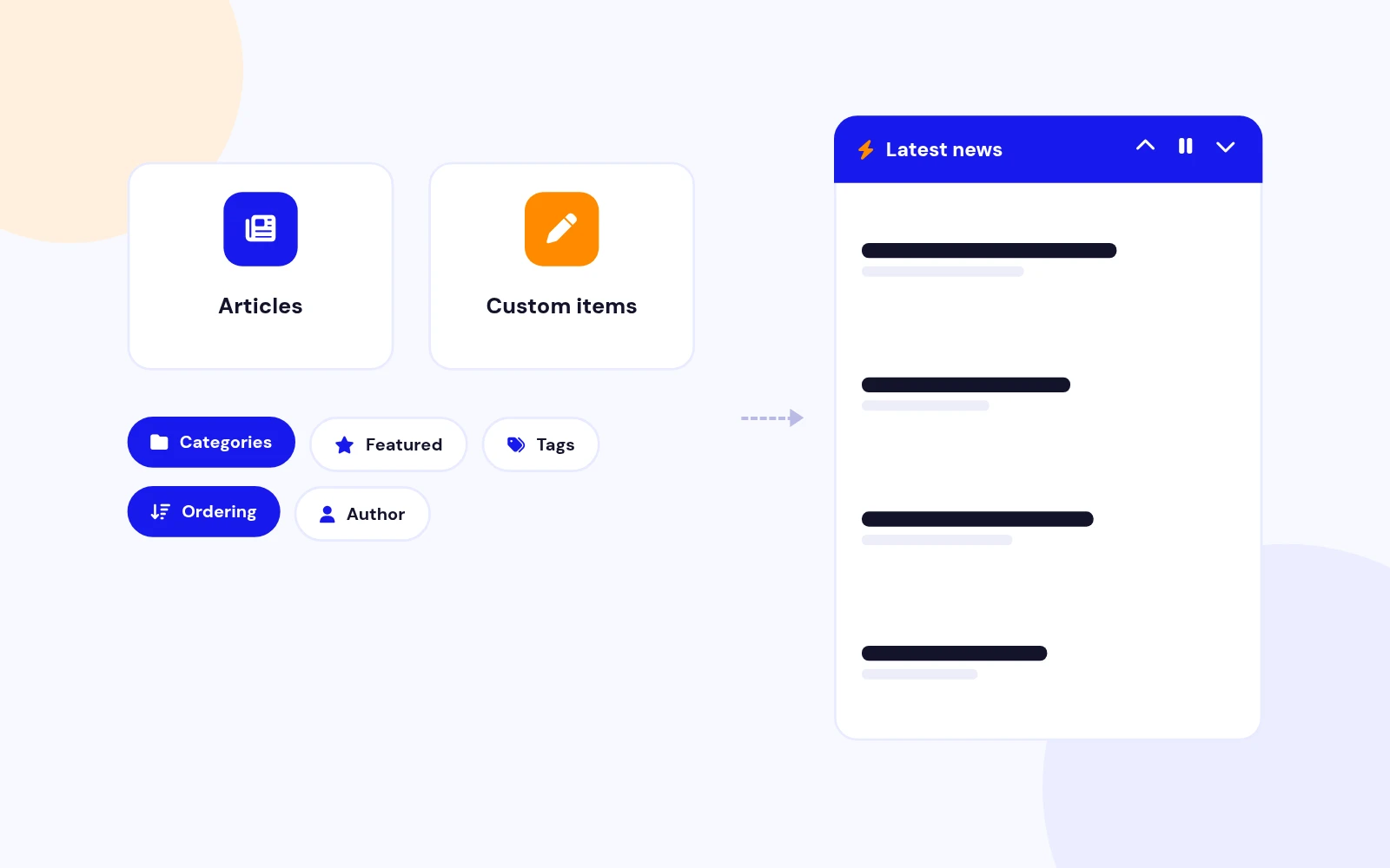 Articles or Hand-Picked Items