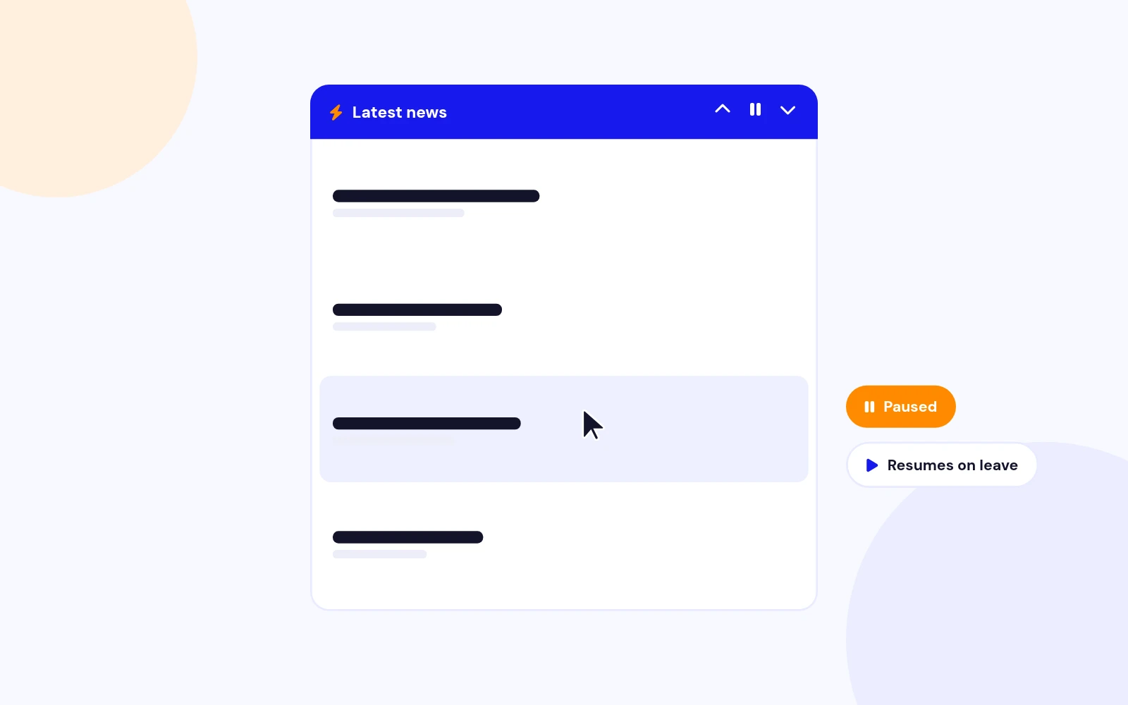 Pauses When Visitors Read